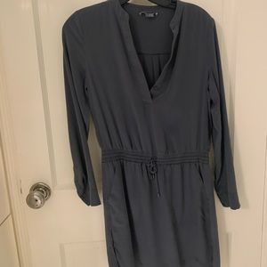 Vince gray  long sleeve silk